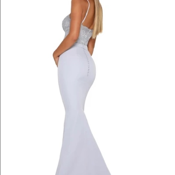 Portia and Scarlett ‘Frozen’ Evening, Prom, Gala, Bridesmaid, Dress, Fitted,Gown - Picture 6 of 9